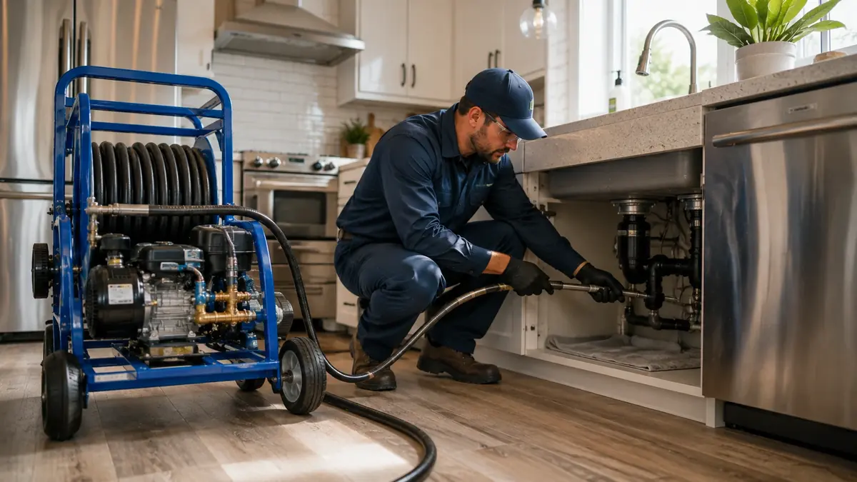 Kitchen Drain Hydro Jetting in Hume