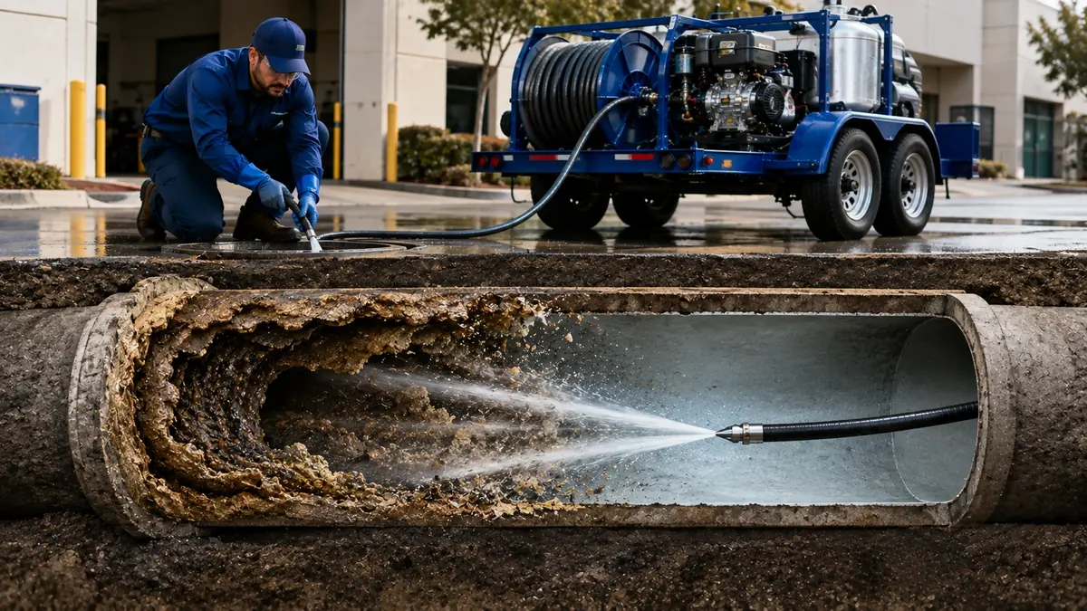 Sewer Pipe Descaling in Hume