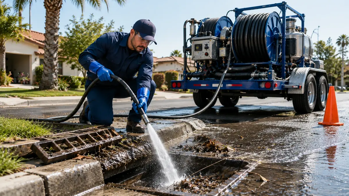 Storm Drain Hydro Jet Cleaning in Hume